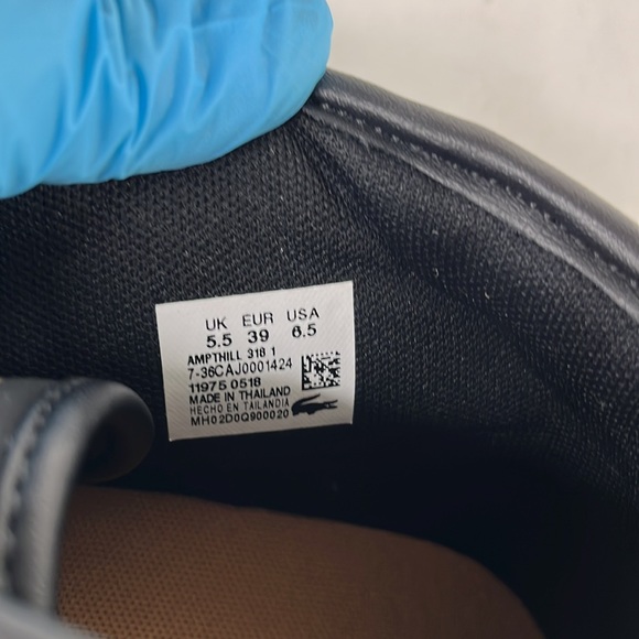 LACOSTE AMPTHILL MID SUEDE SNEAKERS 6.5M(8W) - Picture 8 of 9